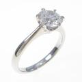 【リメイク】プラチナダイヤモンドリング 1．056ct・F・SI1・3EXT H＆C
