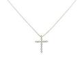 【リメイク】K18YG クロス ダイヤモンドネックレス