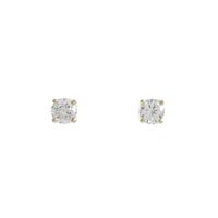 【リメイク】K18YG／ST ダイヤモンドピアス 0．202ct・0．212ct・E・SI1・GOOD