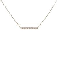 K18YG ダイヤモンドネックレス