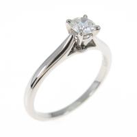 カルティエ MKコーフィル リング 0．24ct・F・VS1・VG