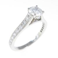 ヴァンクリーフ＆アーペル ロマンス リング 0．42ct・E・VVS1・3EXT