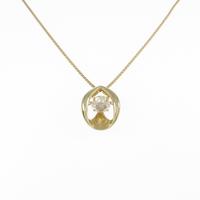 K18YG ダイヤモンドネックレス