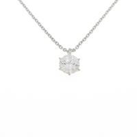 【リメイク】プラチナダイヤモンドネックレス 0．364ct・F・VVS2・VG