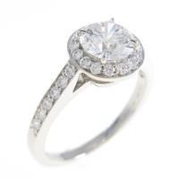 ティファニー エンブレイス リング 0．73ct・E・VS1・3EXT