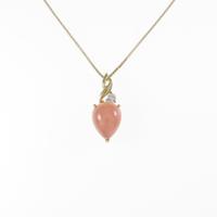 K18YG ロードクロサイトネックレス