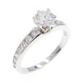 ティファニー ソリティア チャネルセッティング 0．37ct・F・VVS1・3EXT