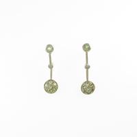 10KYG ペリドットピアス