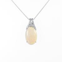 750WG／K18WG オパールネックレス