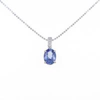 K18WG／K10WG タンザナイトネックレス