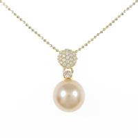 K18YG シロチョウパールネックレス