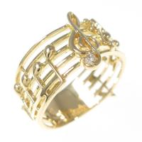 K18YG ダイヤモンドリング