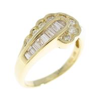 750YG ダイヤモンドリング