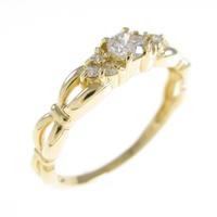 K18YG ダイヤモンドリング