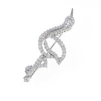 PT／K18WG バード ダイヤモンドブローチ