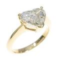 750YG ダイヤモンドリング 2．155ct・VLY・SI2・ハートシェイプ