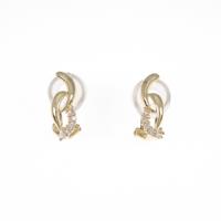 K18YG ダイヤモンドイヤリング