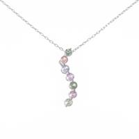 K18WG サファイヤネックレス