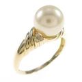 K18YG アコヤパールリング