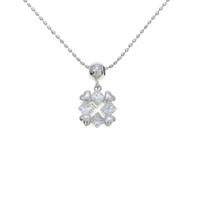 PT ハート ダイヤモンドネックレス