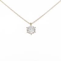 【リメイク】K18YG ダイヤモンドネックレス 0．904ct・G・I1・GOOD