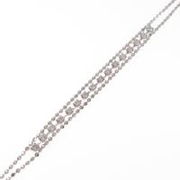 K18WG ダイヤモンドブレスレット