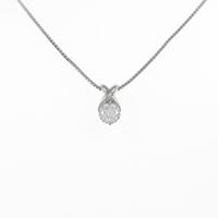 K18WG／K14WG ダイヤモンドネックレス