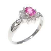 PT ピンクサファイヤリング