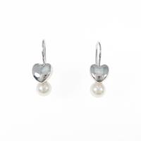 ミキモト ハート アコヤパールピアス