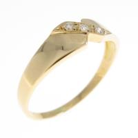 K18YG ダイヤモンドリング