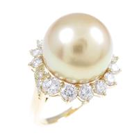 ミキモト シロチョウパールリング