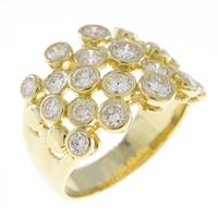 K18YG ダイヤモンドリング