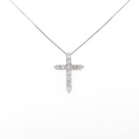 PT クロス ダイヤモンドネックレス