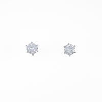 【リメイク】プラチナ／ST ダイヤモンドピアス 0．384ct・0．397ct・F?G・SI2・VG?GOOD