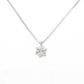 プラチナダイヤモンドネックレス 0．424ct・D・SI2・EXT H＆C