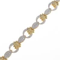 750YG／750WG ダイヤモンドブレスレット