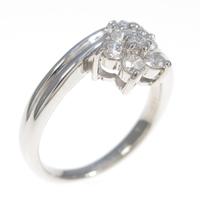 PT フラワー ダイヤモンドリング