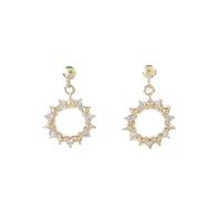 K18YG ダイヤモンドピアス