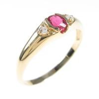 K18YG ルビーリング