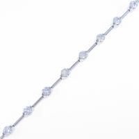 LINE ダイヤモンドブレスレット