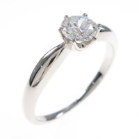 プラチナダイヤモンドリング 0．462ct・E・VS2・EXT