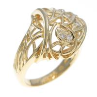 750YG ダイヤモンドリング