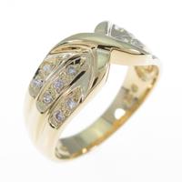 K18YG ダイヤモンドリング