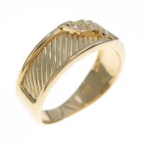 K18YG ダイヤモンドリング