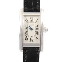 【sdty】カルティエ W2601956 タンクアメリカン WG クォーツ