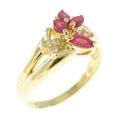 K18YG ルビーリング