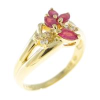 K18YG ルビーリング