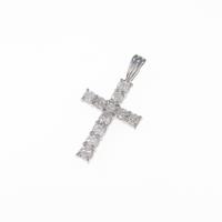 【PTJW-10bb】PT クロス ダイヤモンドペンダント10％引き