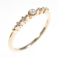 アガット アコヤパールリング