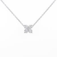 ポンテヴェキオ フラワー ダイヤモンドネックレス